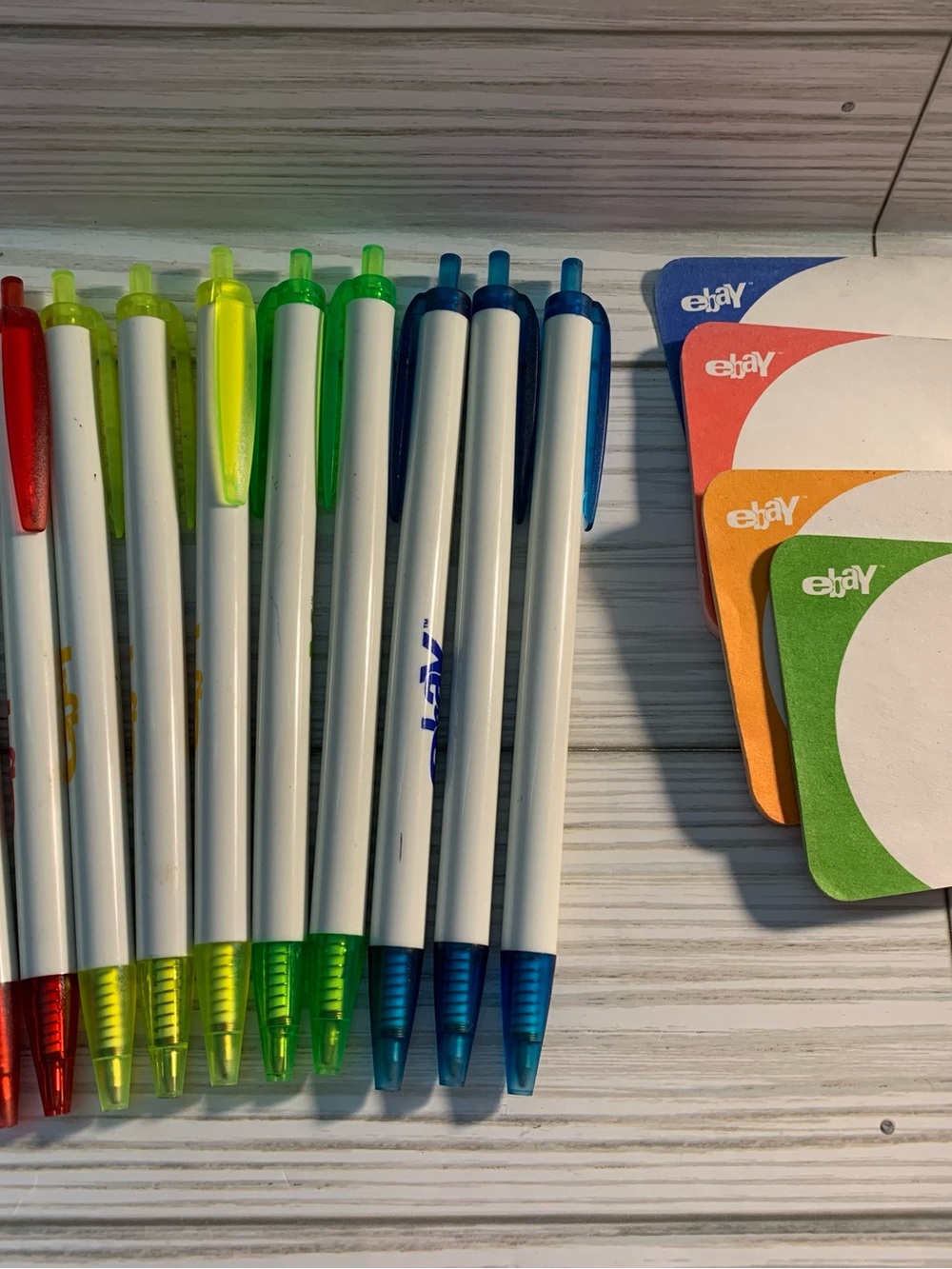 Vintage Ebay Ball point Pens Sticky notes